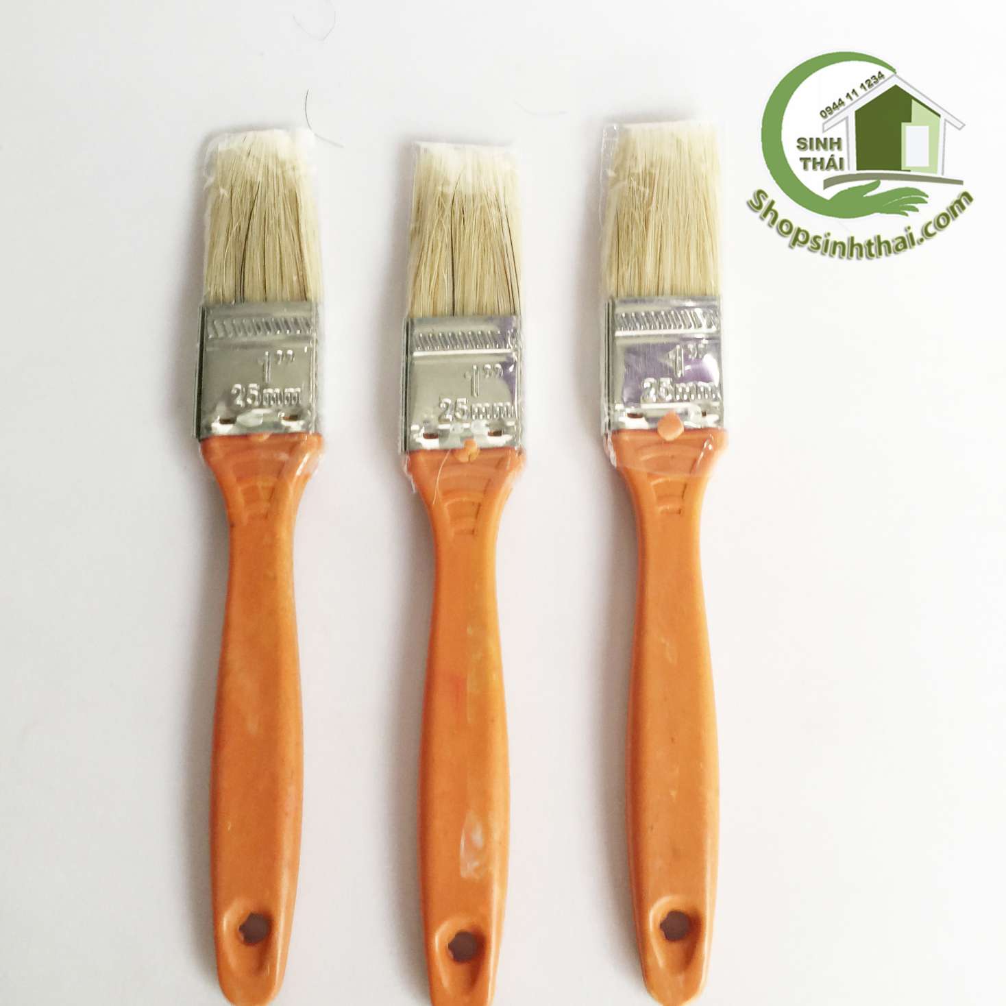 [HCM]Cây cọ quét sơn - chổi quét sơn lông vàng 1 phân