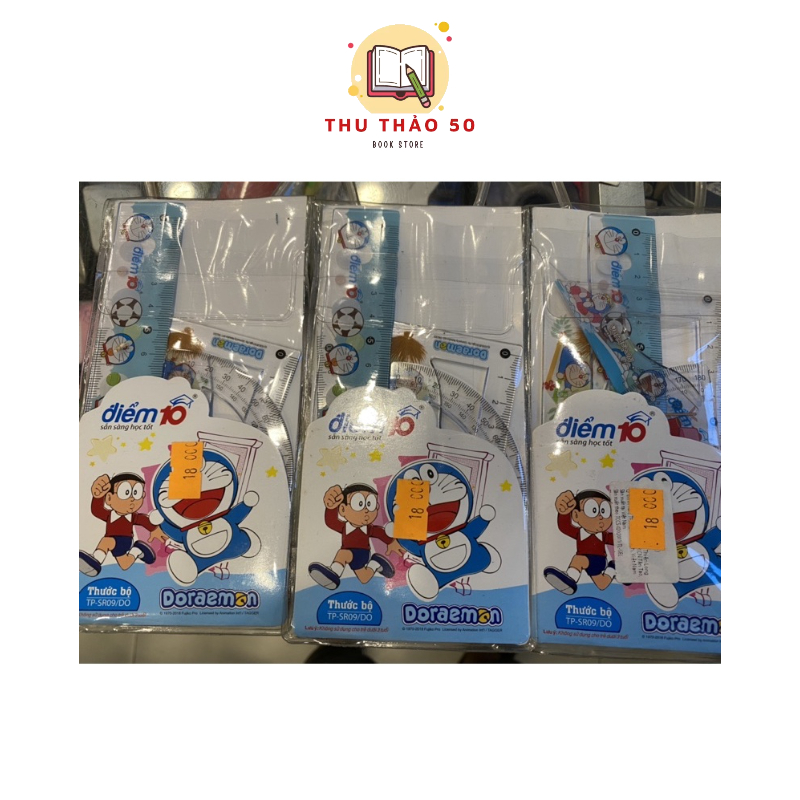 Bộ thước đô rê mon điểm 10.