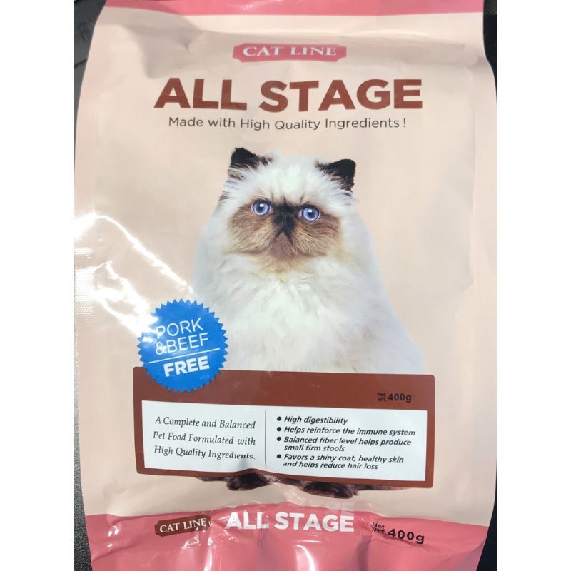 Thức ăn hạt mèo mọi lứa tuổi Cat Line All Stage - 400g - vanhpet