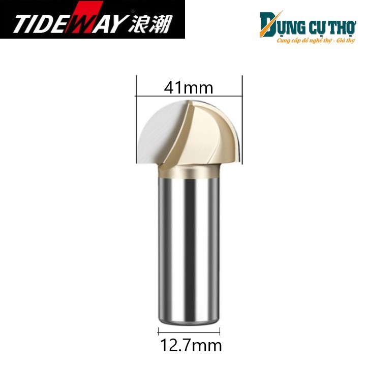 Mũi soi bán nguyệt Tideway AC0502 cốt 12,7mm