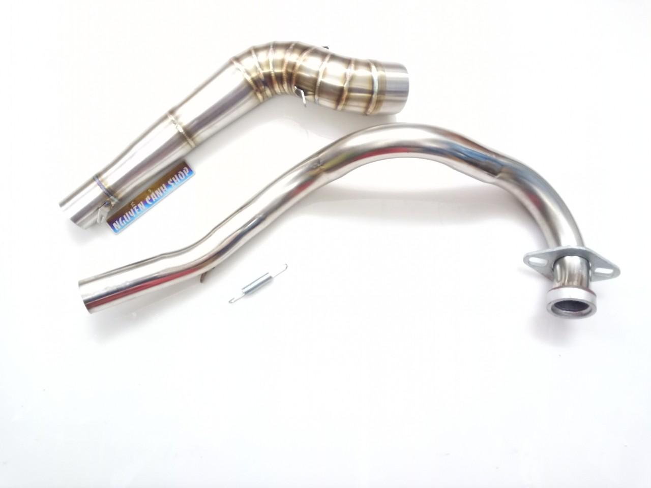 cổ pô exciter 150 gắn lon mẫu STB