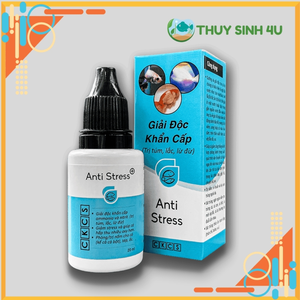 Anti Stress giải độc khẩn cấp - Cá khỏe & cá sung