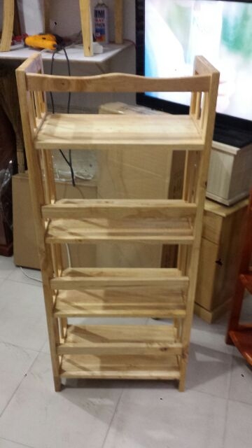 [HCM]Kệ sách gỗ 50cm - 4 tầng