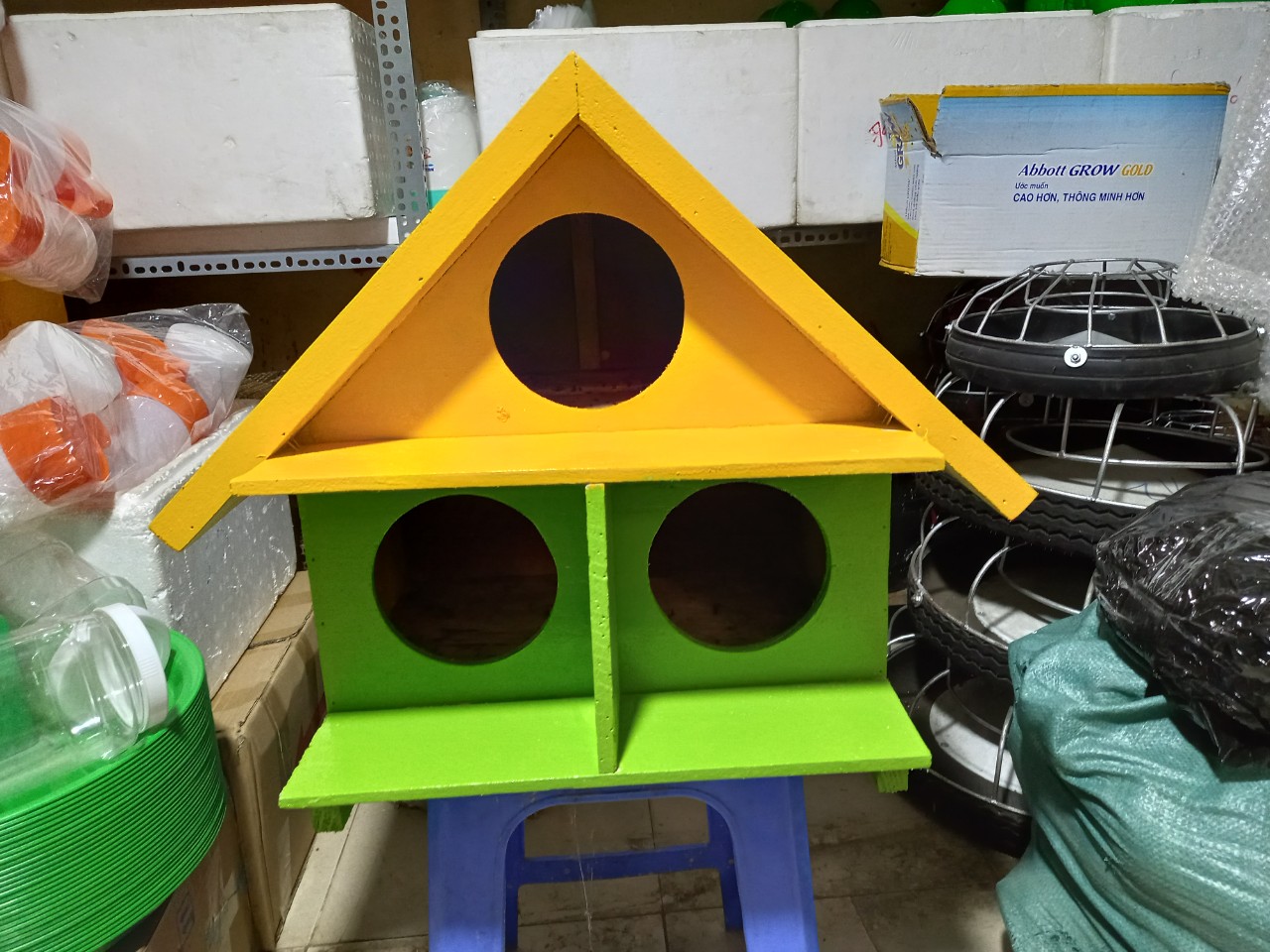 Chuồng Chim Bồ Câu Bằng Gỗ 3 Lỗ