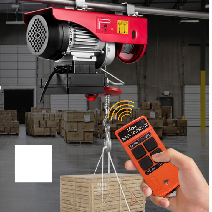 Tời Điện ABG PA400 (200/400kg) - Cáp Dài 12M