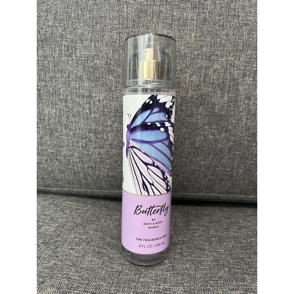BBW - Xịt thơm body mist Butterfly Fine Fragrance Bath And Body Works 236ml Bản Mỹ