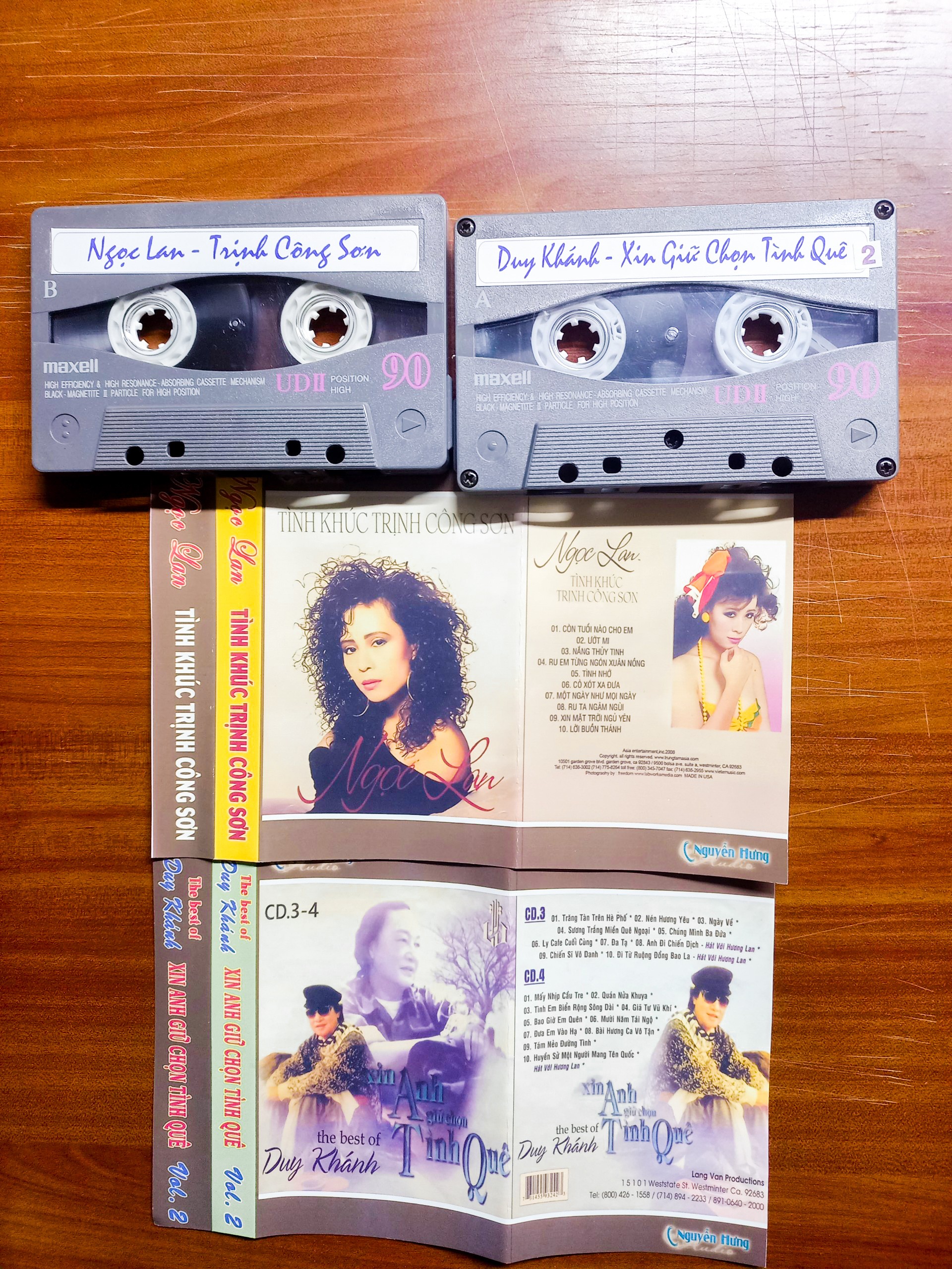 BĂNG CASSETTE combo NGỌC LAN - DUY KHÁNH