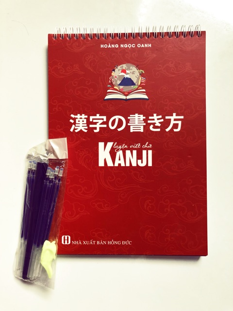 Sách Luyện Viết Chữ Kanji (Tặng Kèm 1 Bút + 5 Ngòi)