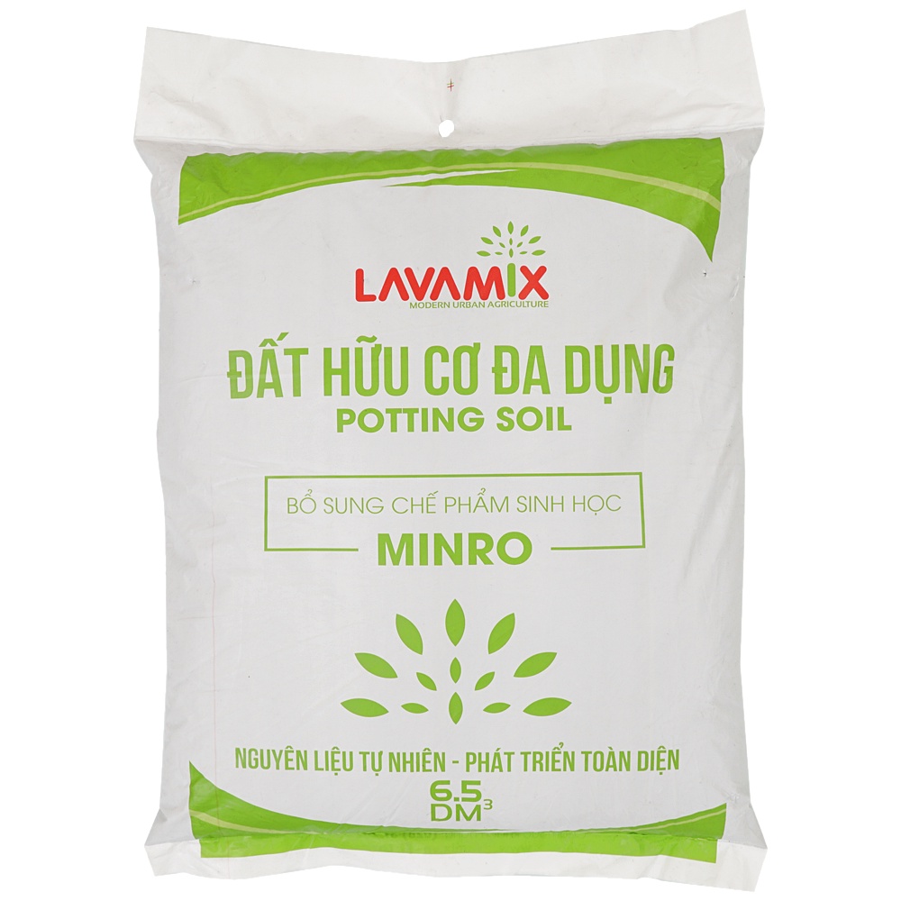 Đất sạch hữu cơ lavamix trồng cây, trồng rau sạch