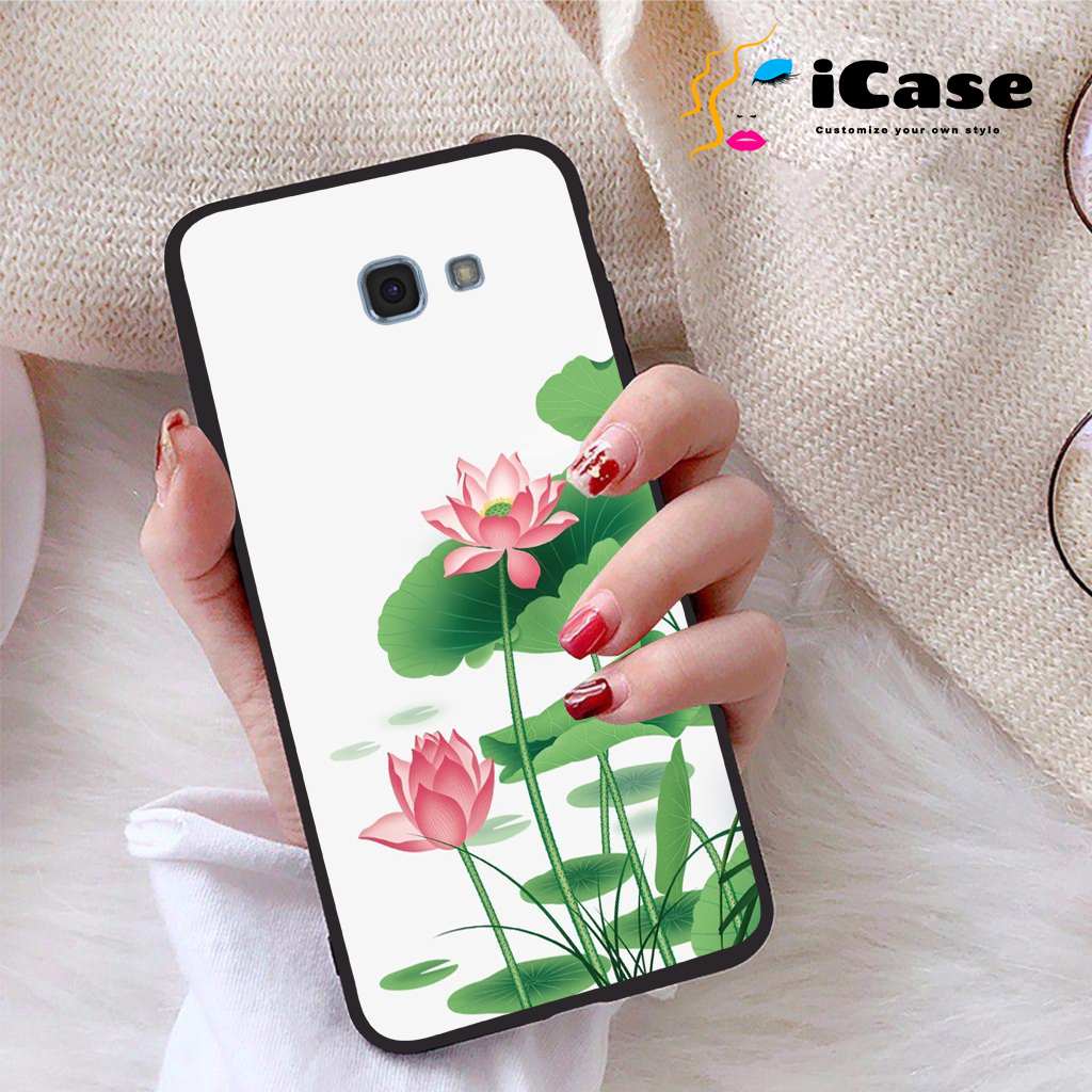 Ốp lưng Samsung Galaxy A7 2017 viền dẻo TPU BST Sen