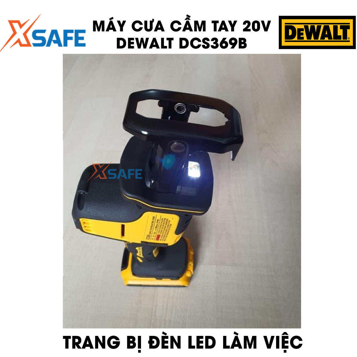Sawing Machine Portable 20V Max DeWalt DCS369B code DCS369M1. Sawing Machine handheld battery DeWalt Động brushless motor, machine residential pittong wireless compact LED work lamp,-product genuine xsafe