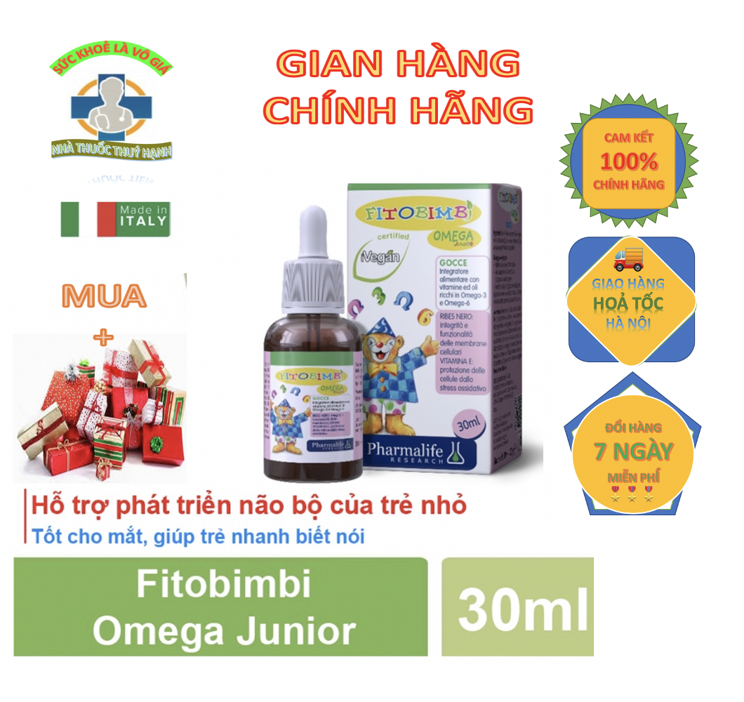 [Hoàn tiền 6%] Fitobimbi omega junior [ Lọ 30ml ]