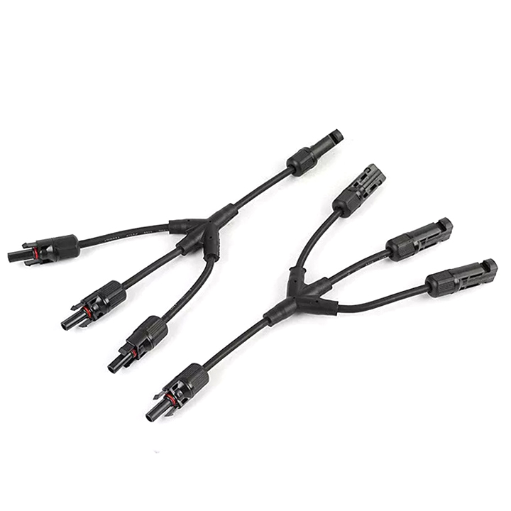 Jack MC4 1 ra 3 dùng nối song song 3 tấm pin năng lượng mặt trời