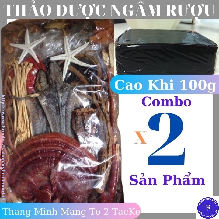 Delicious Wine-Soaked Dishes That Are Good for the Kidneys (Combo: Thang Minh Mang Large 2 Take and 1 Ounce Cao)