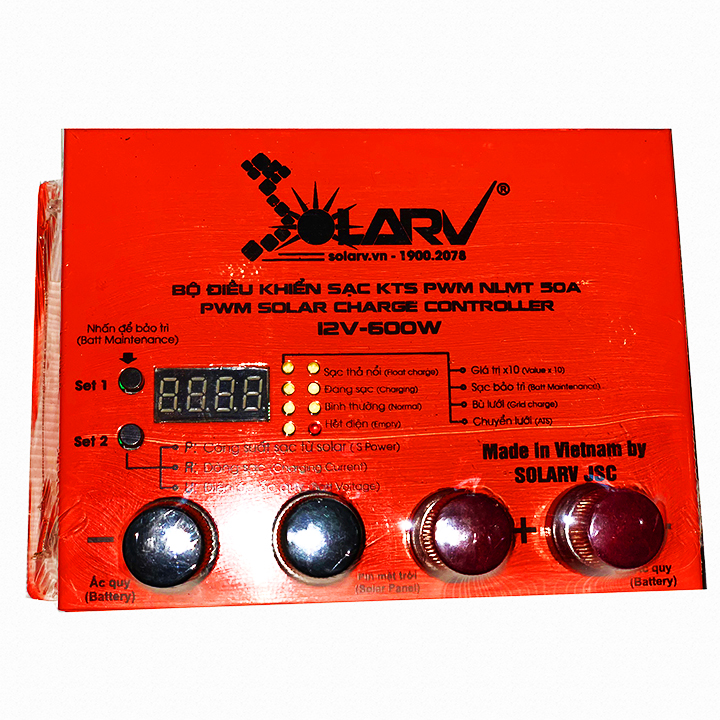 Bộ điều khiển sạc PWM 12V 50A