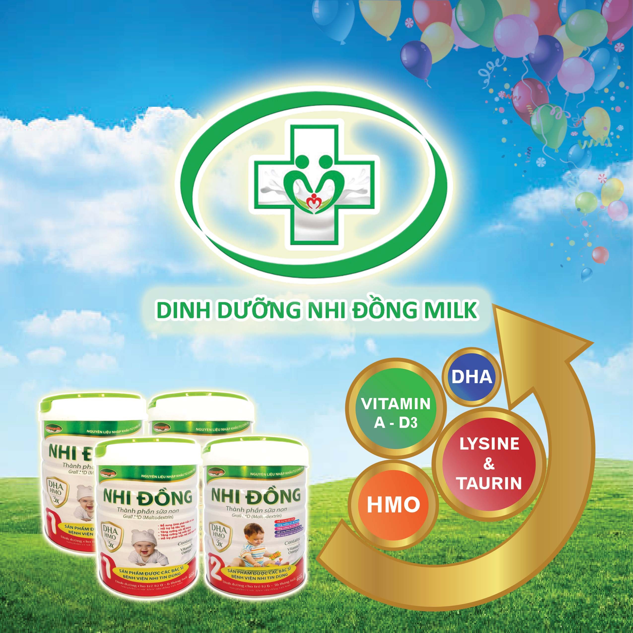 SỮA NHI ĐỒNG 2 CHO TRẺ TỪ 6 - 36 THÁNG TUỔI