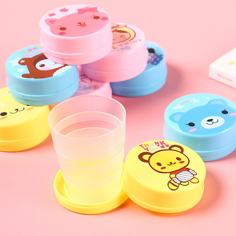 LY NƯỚC GẤP GỌN HÌNH THÚ DỄ THƯƠNG