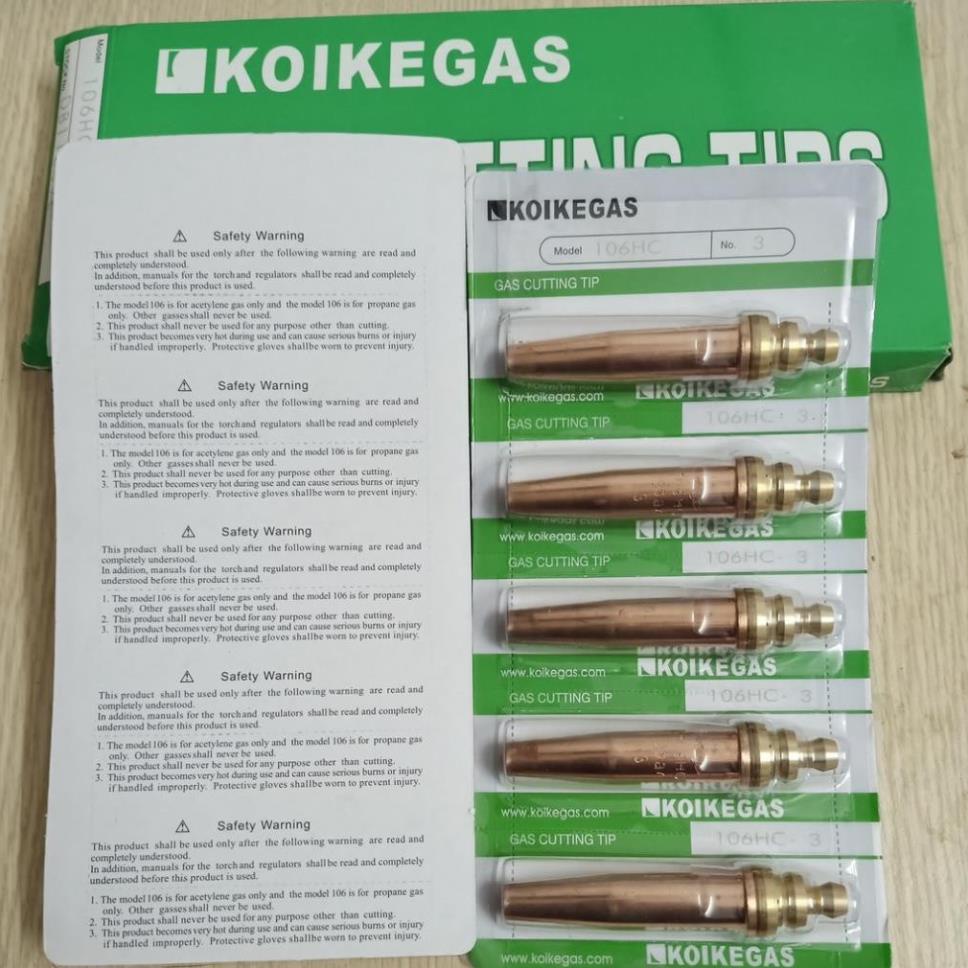 Bép cắt koike số 0,1,2,3,4,5,6,7 - Bép cắt gió đá koike, bép cắt rùa