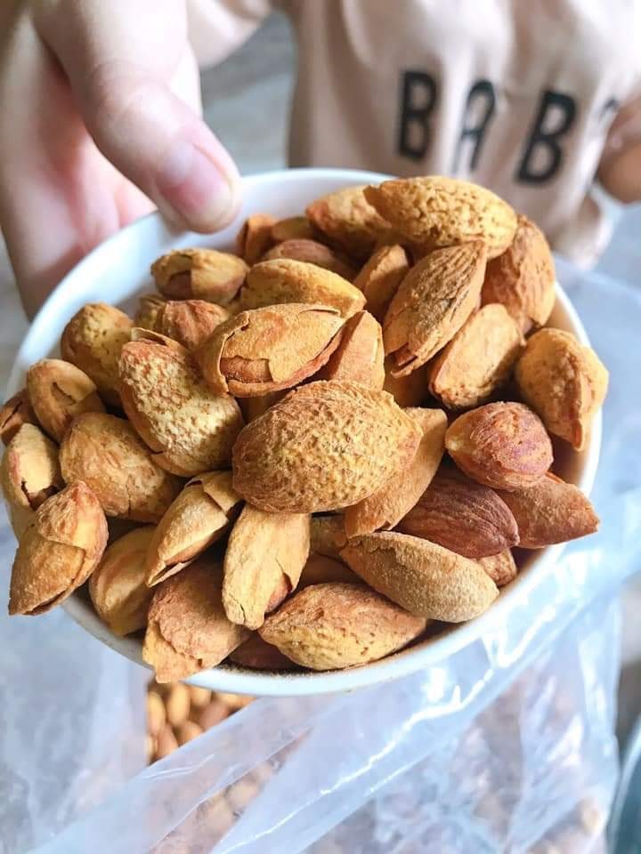 500g Hạnh nhân rang bơ-vỏ mỏng thơm ngon