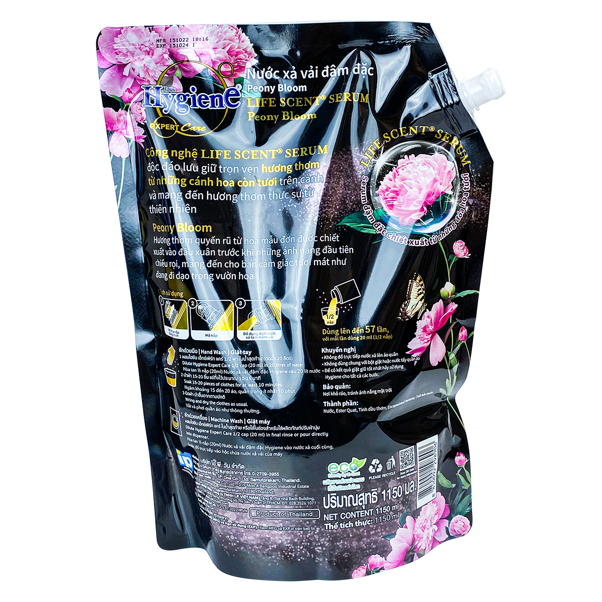 Nước Xả Vải Hygiene expert care 3 Màu