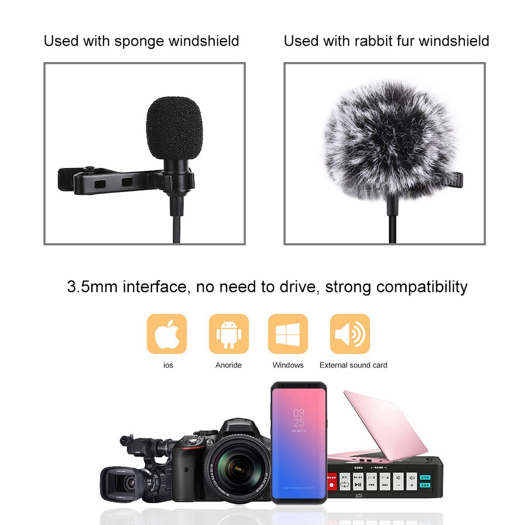 [HCM]Mic thu âm live stream cho điện thoại puluz mini jack 3.5mm