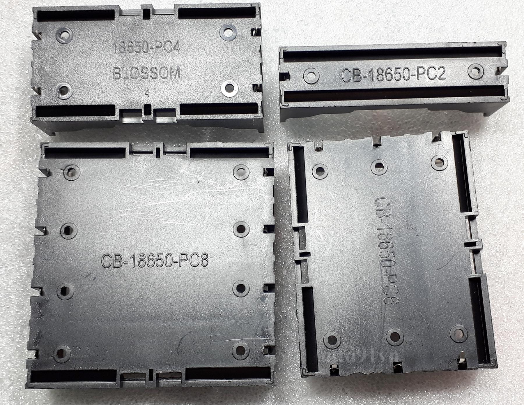 Đế 4 Pin 18650 loại chân cho hàn mạch