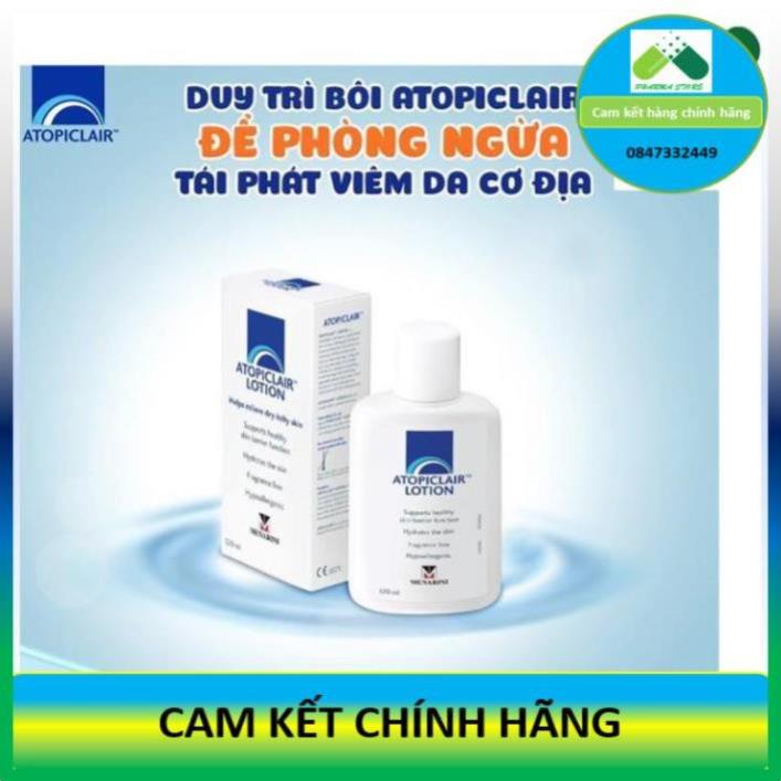 Atopiclair cream 40ml -  Lotion 120ml - Dưỡng ẩm da [Atopiclar]! !
