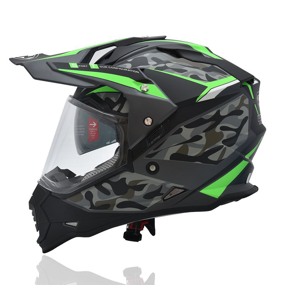 Mũ bảo hiểm YOHE 632A FLUO XANH LÁ NHÁM