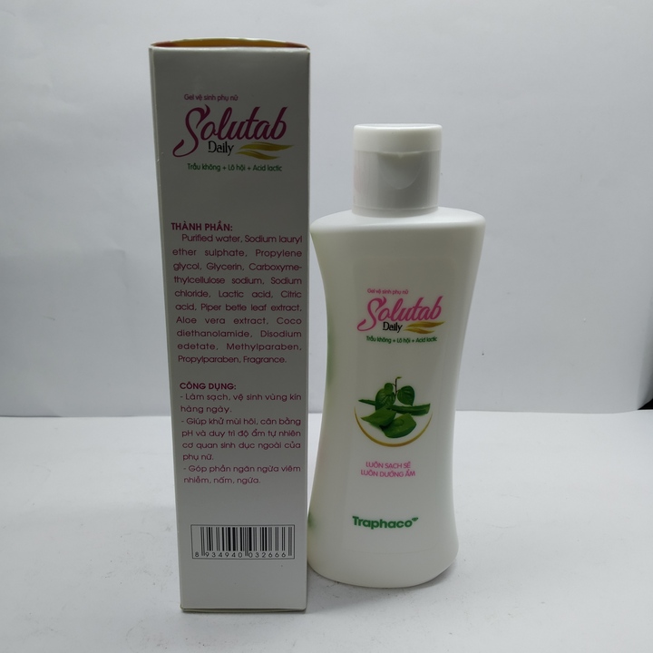 Dung dịch vệ sinh phụ nữ Solutab - Lọ 100ml