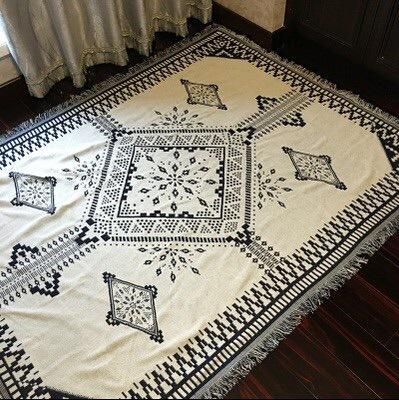 [HCM]Chăn thảm phủ ghế sofa phối hợp làm thảm trải sàn kim cương PA9458