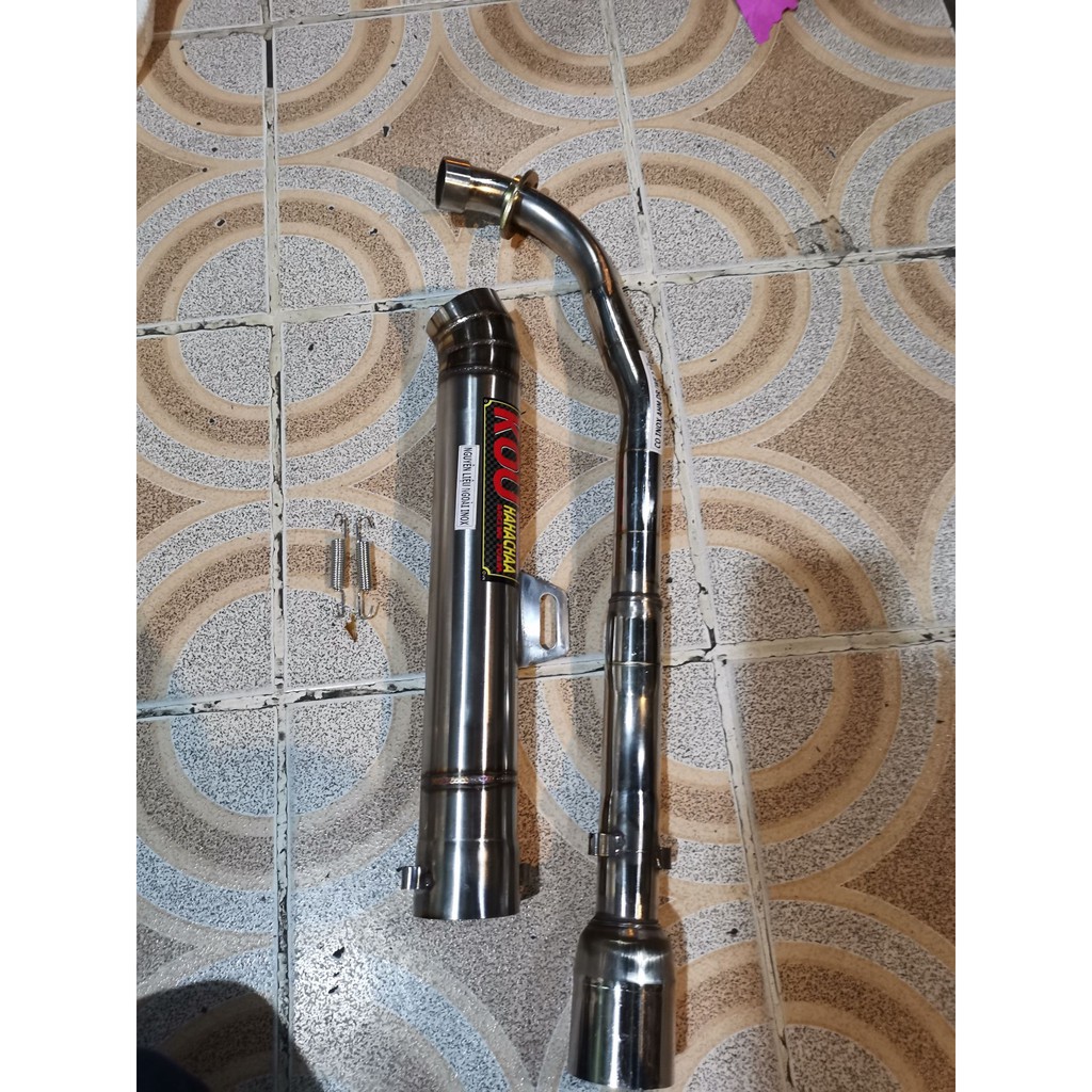 pô kou cổ dream Wave cúp inox không nỉ
