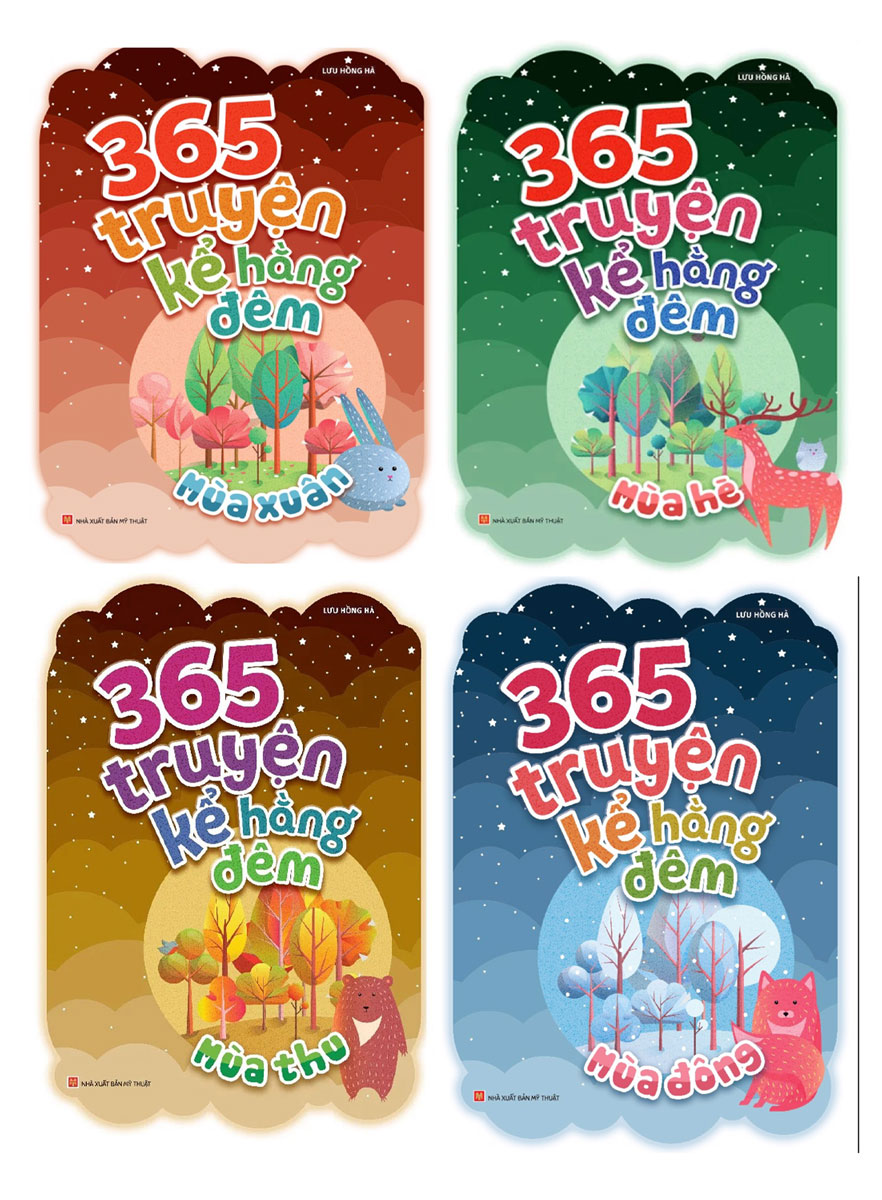 Sách - 365 Truyện kể hằng đêm mùa Xuân, Hạ, Thu, ĐôngCombo 4 quyển (2021) - Mhbooks