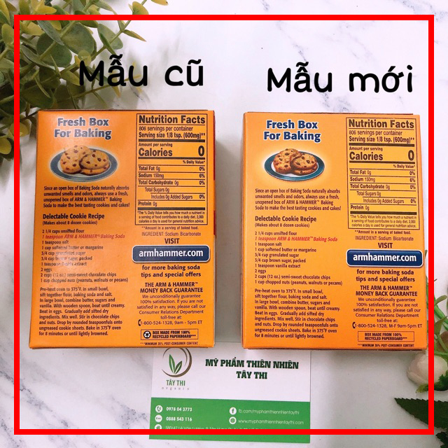 [HCM]Bột Baking Soda Đa Công Dụng Hộp Giấy 454Gram