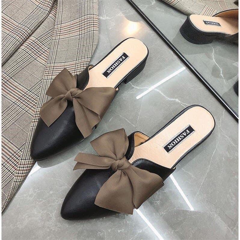 Dép nữ 2p phối nơ cực xinh