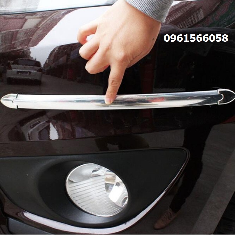 Bộ 4 nẹp mạ crom trang trí ô tô