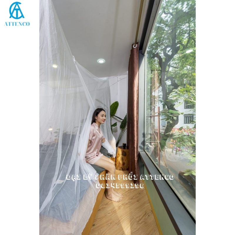 Mùng dây có cửa-không cửa giường 🛏1m2/1m4/1m6/1m8/2m2/3m/4m🛏 tuyn trắng lạnh lưới nhỏ cao 2m dài 2m có cửa-không cửa