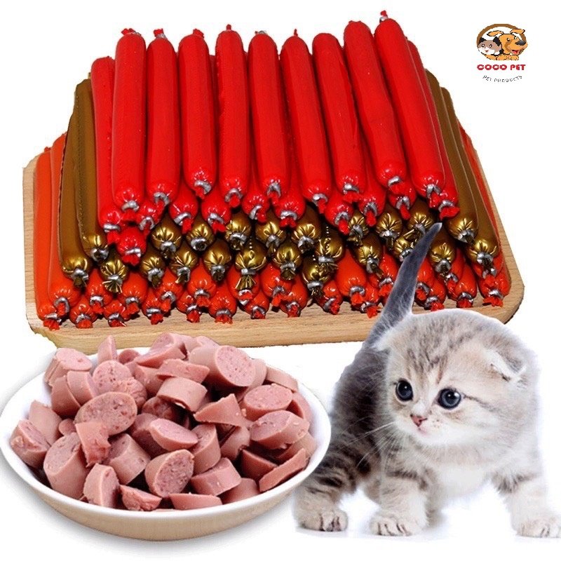 [COMBO 10]  Xúc Xích Dinh Dưỡng - Thức Ăn Thưởng Dành Cho Chó Mèo
