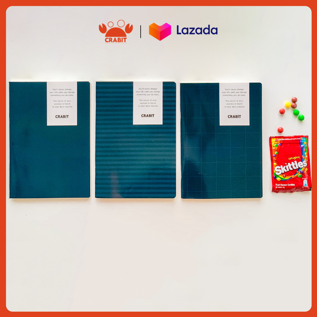 Combo vở kẻ ngang Navy Crabit - 120 trang