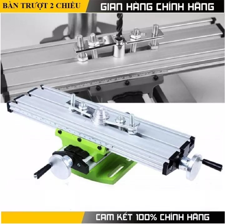 Bàn trượt 2 chiều lắp khoan bàn