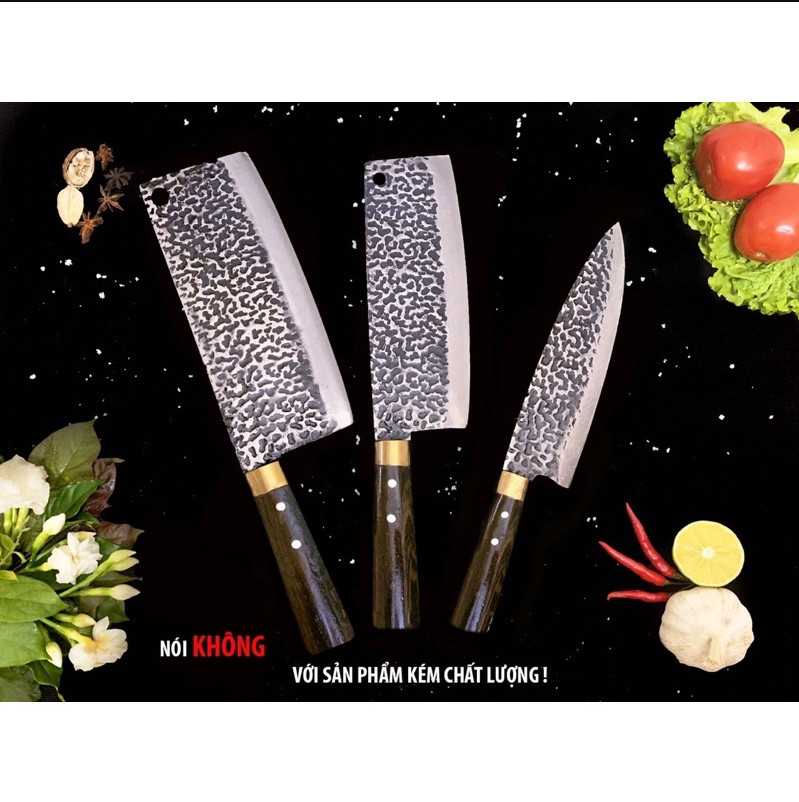 Bộ dao 4 món hàng chuẩn Nhíp ô tô