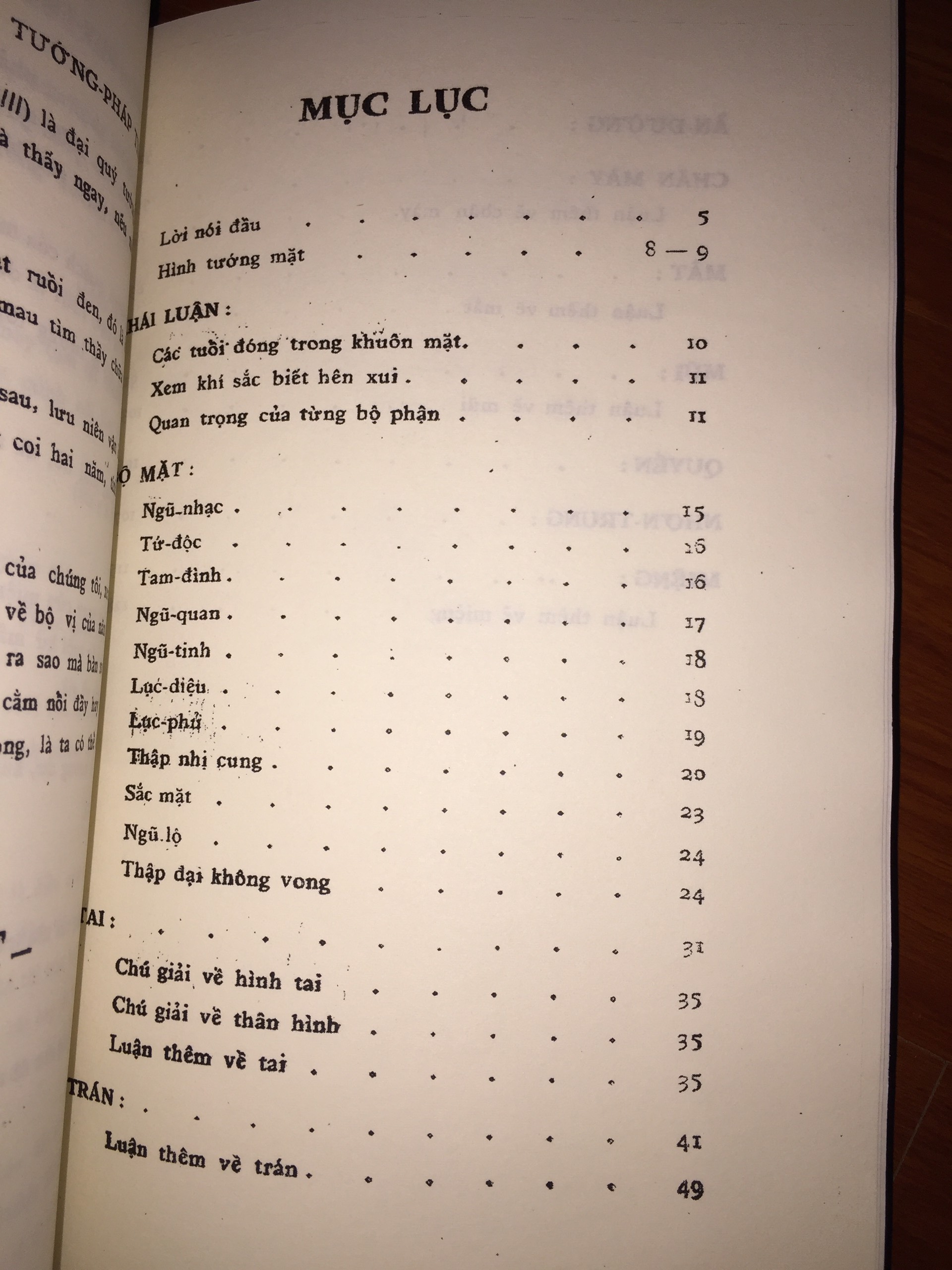 Sách Tướng Pháp Tinh Hoa