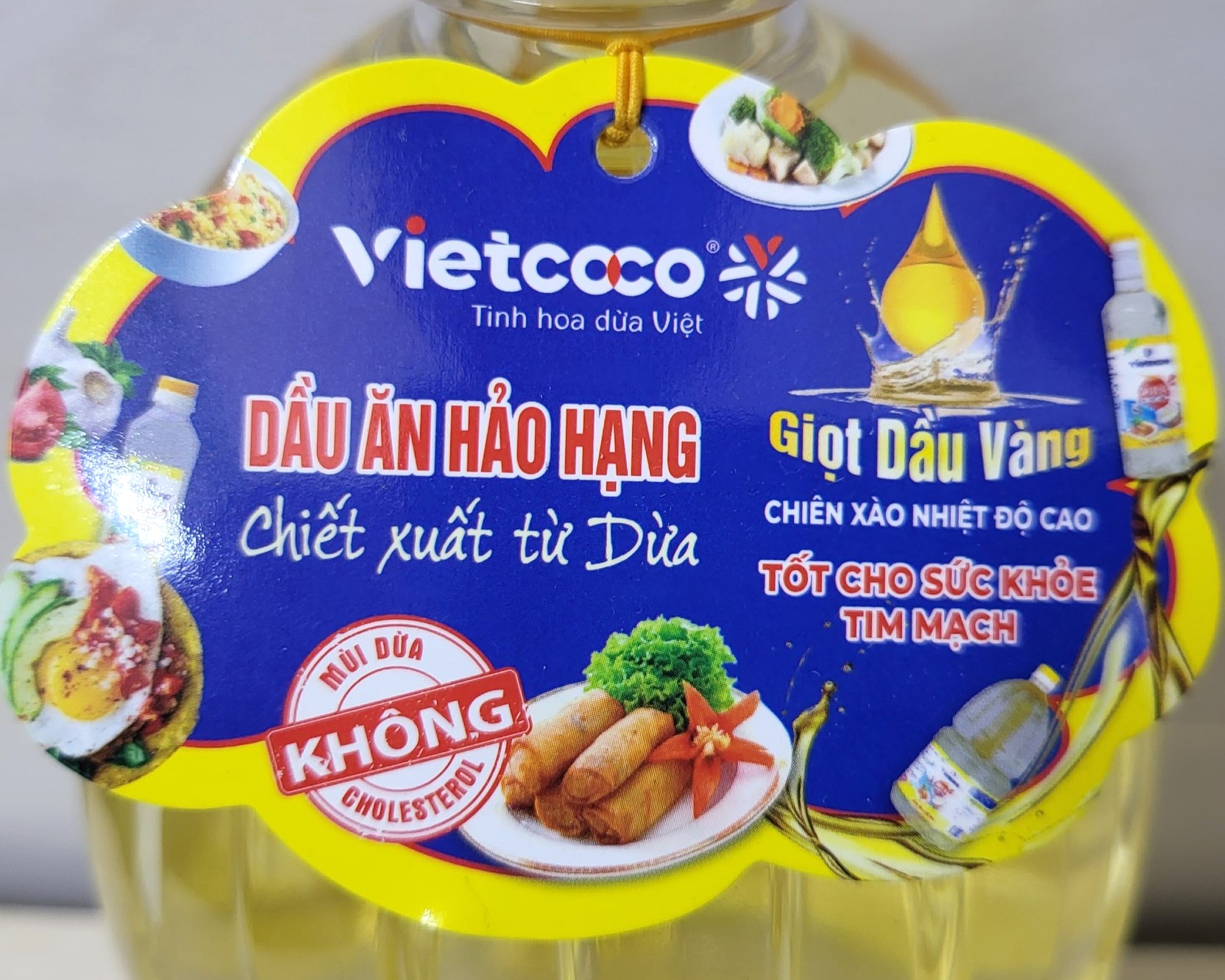 (BÌNH LỚN 2 Lít VIETCOCO) DẦU DỪA 100% NGUYÊN CHẤT (ăn kiêng) Coconut Oil (HALAL)