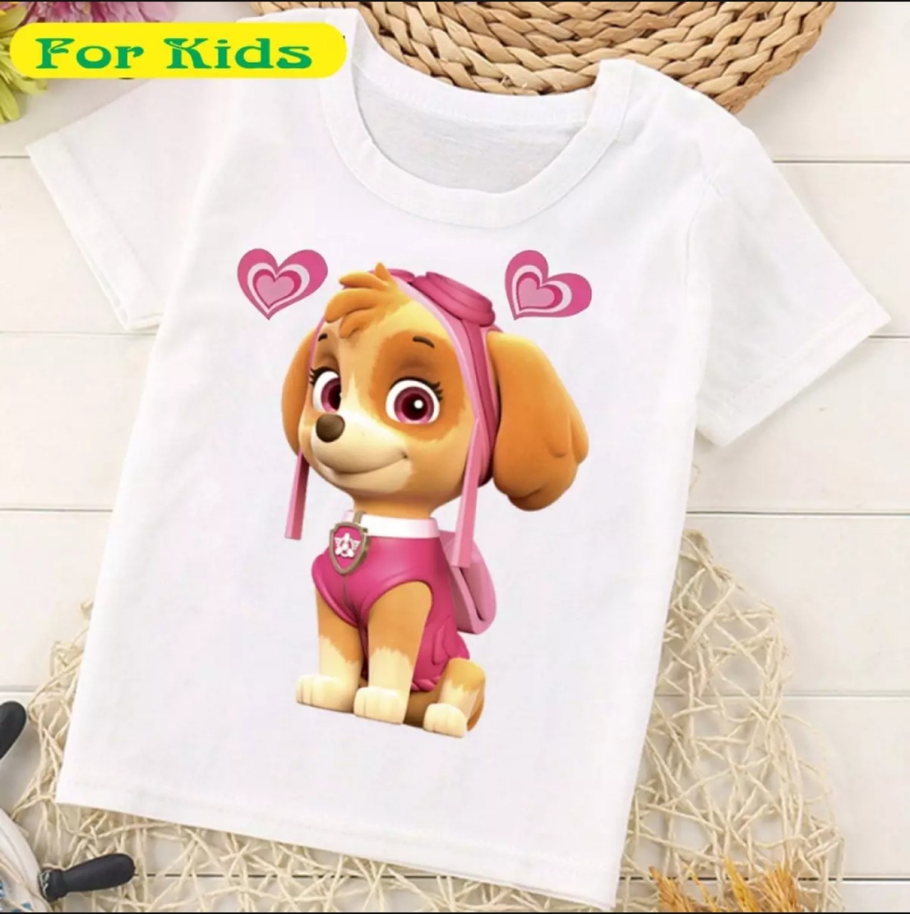 BST Áo đội chú chó cứu hộ Paw patrol thun cotton mịn mát cho bé trai bé gái đủ size từ 5 kí - 100 kí [giá sĩ]