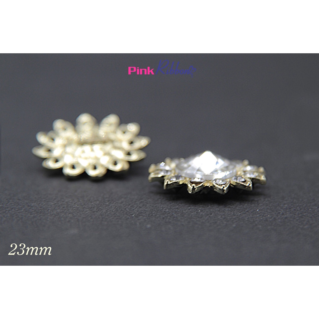 Charm mặt trời đá trong 23mm