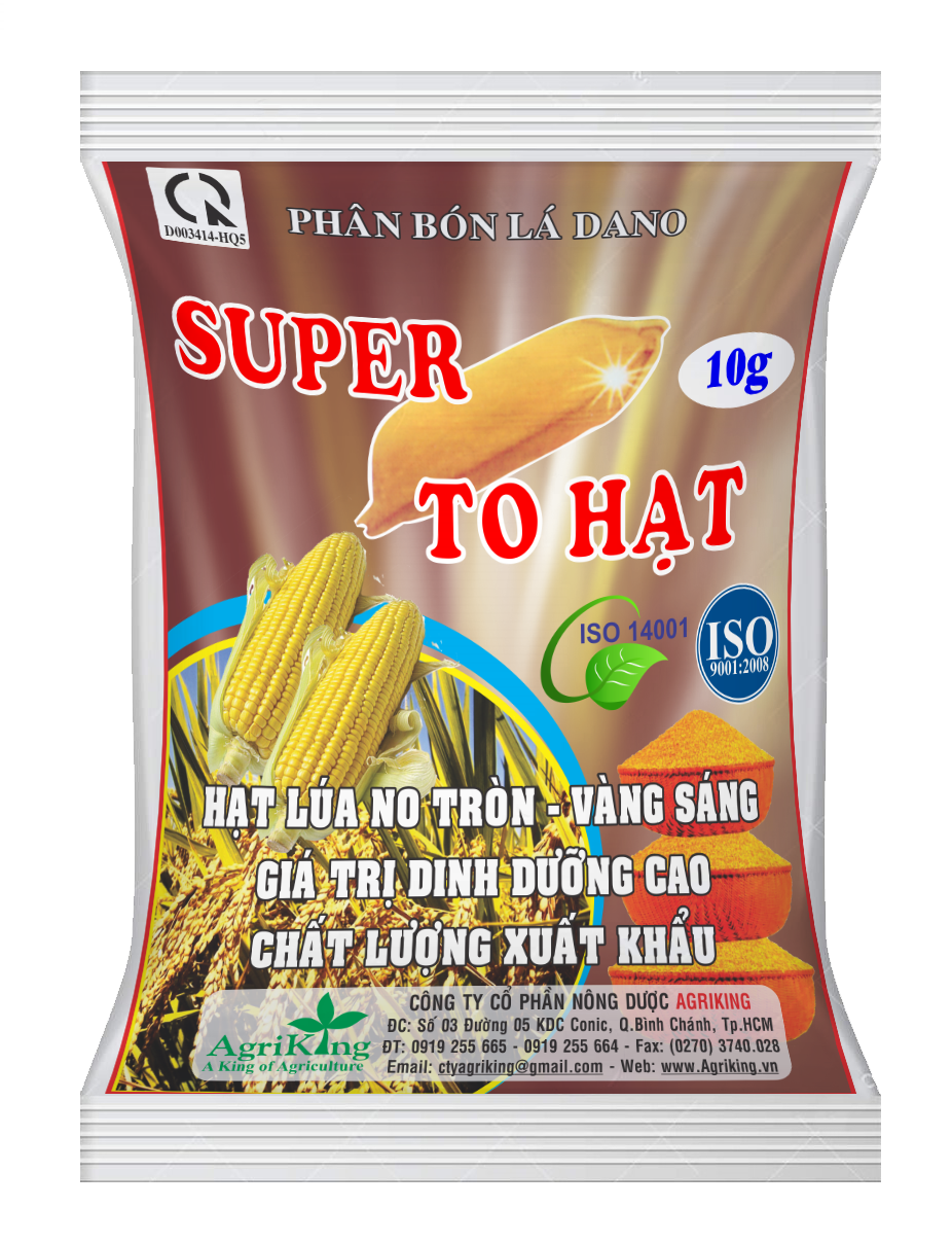 Siêu TO HẠT LÚA  5 gói x gói 10gr