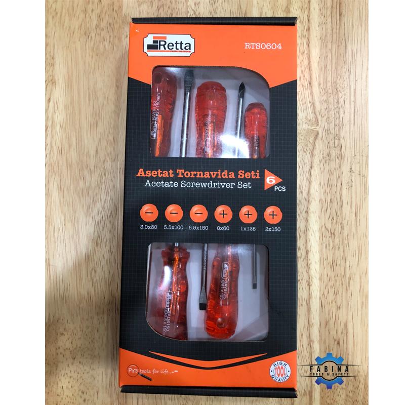 Bộ tua vít 6 chi tiết Retta RTS0604