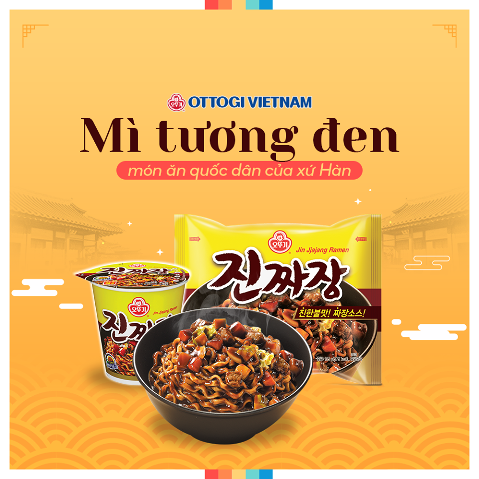 Mì Ottogi Xốt Tương Đen Bắc Kinh 135gr