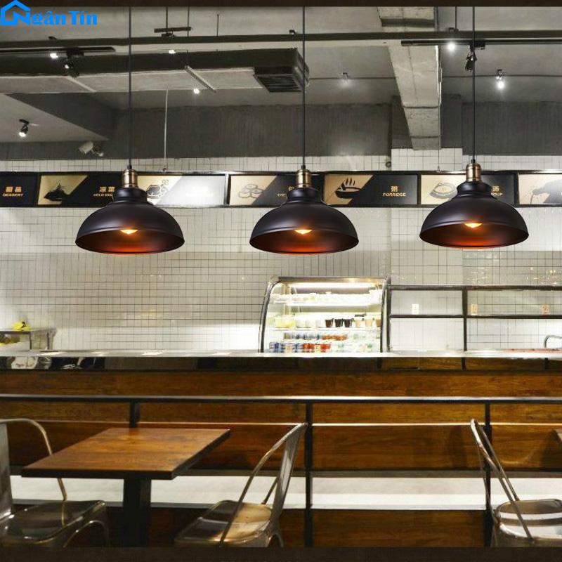 Đèn thả trần trang trí nhà quán cà phê THCN90 (Tặng kèm một bóng Led Edison 4w)