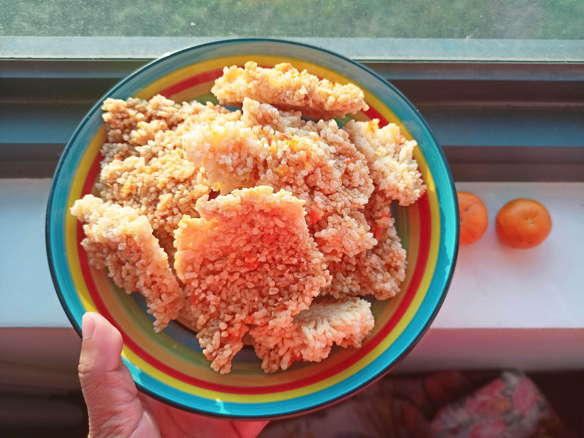 Cơm cháy mắm tỏi Bình Định, túi 500gr