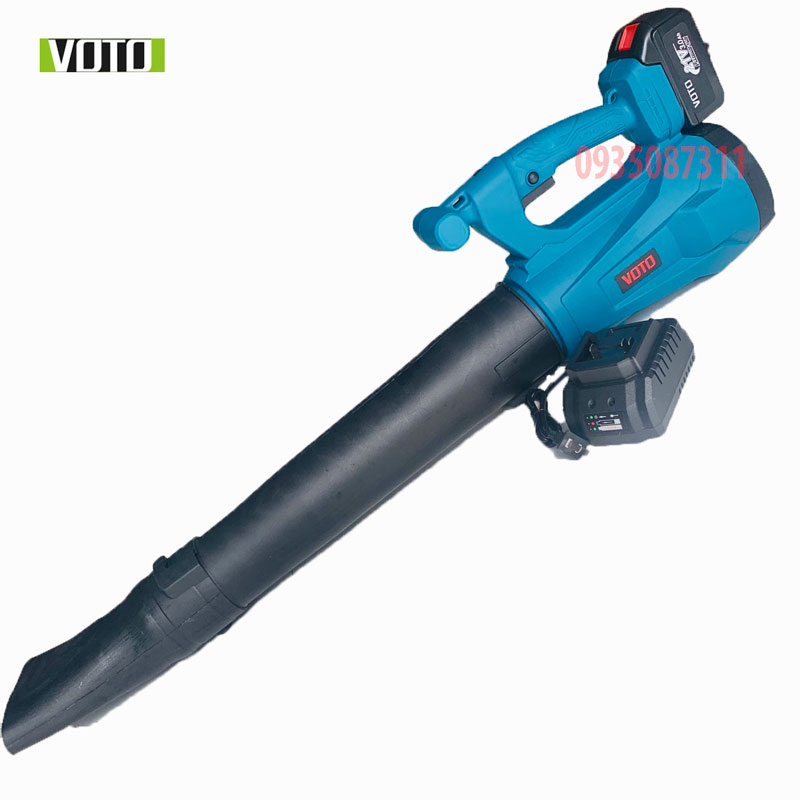 Máy thổi bụi lá cây dùng pin voto 18v - 21v chung chân pin makita 4cm